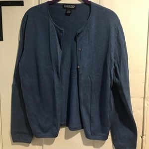 Lands’ End Blue Womens Sweater Size Small